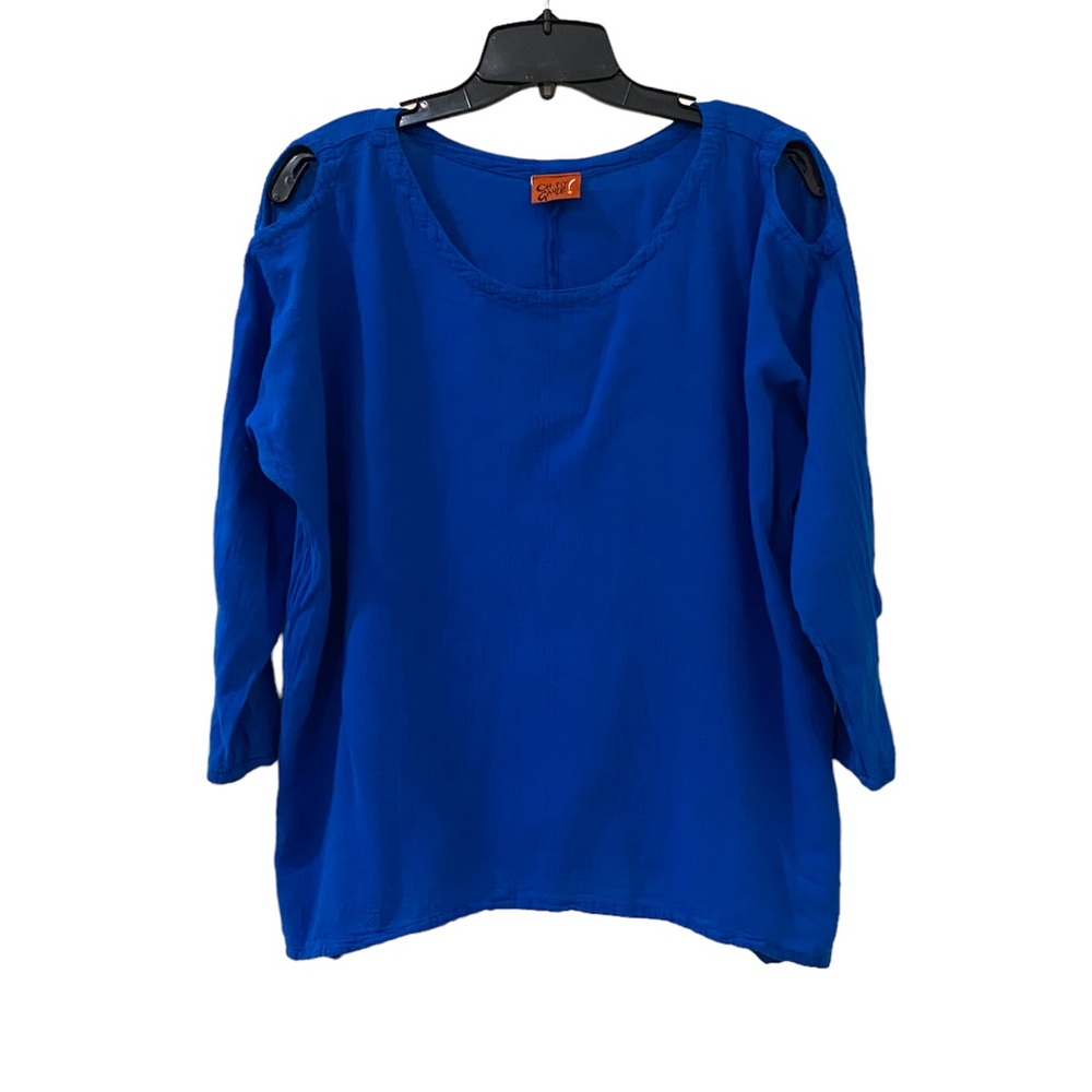 Oh My Gauze! Blue Women’s Shirt Size 1